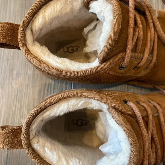 Ugg Neumel Boot, Heritage Chukka, Chestnut Suede, Lace Up, Size 7 - Picture 8 of 13